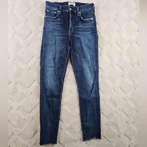 AGOLDE Sophie High Rise Pinch waist Jeans Womens 26 Blue Denim